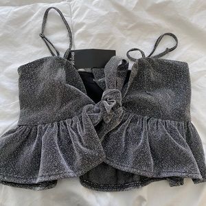 Nasty gal sparkly top